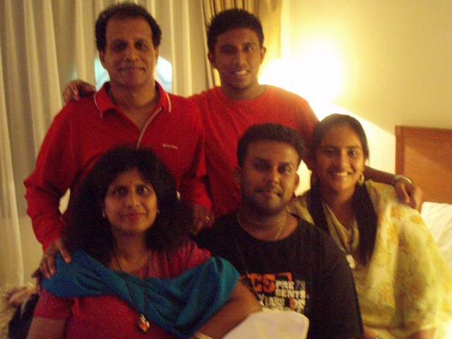 Prashanth and family